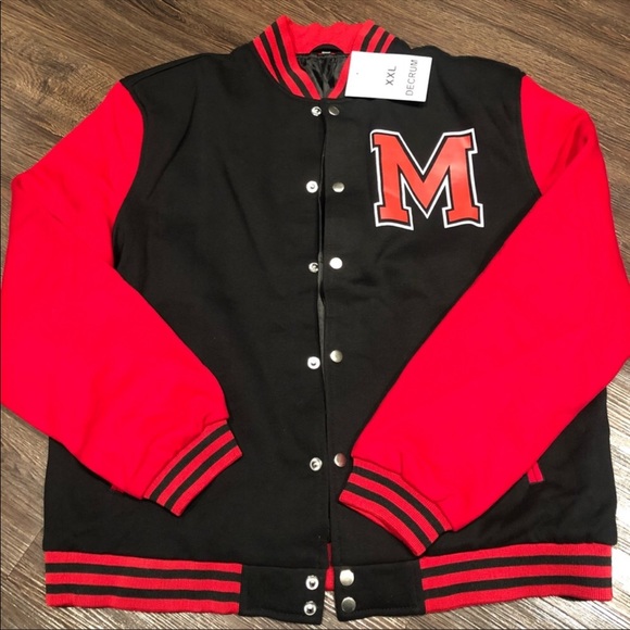 🍎 Decrum bomber varsity jacket new - Picture 5 of 6